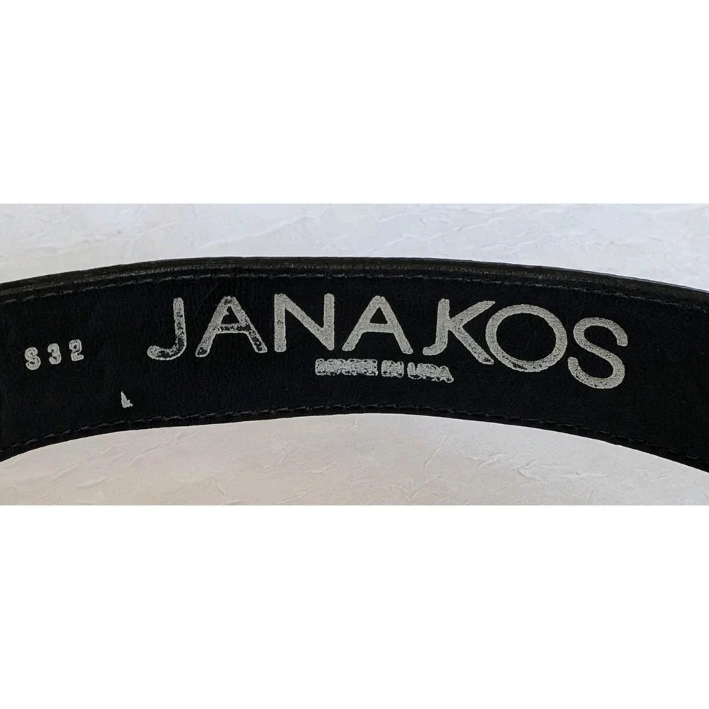 Jana Kos Belt Leatherock Buckle Rhinestones Chunky Fashion Purple Funky Cute S32
